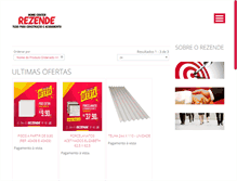 Tablet Screenshot of homecenterrezende.com.br